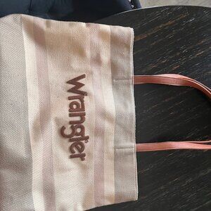 Wrangler Southwestern Handbag Tote Zip Stripe Pattern Western